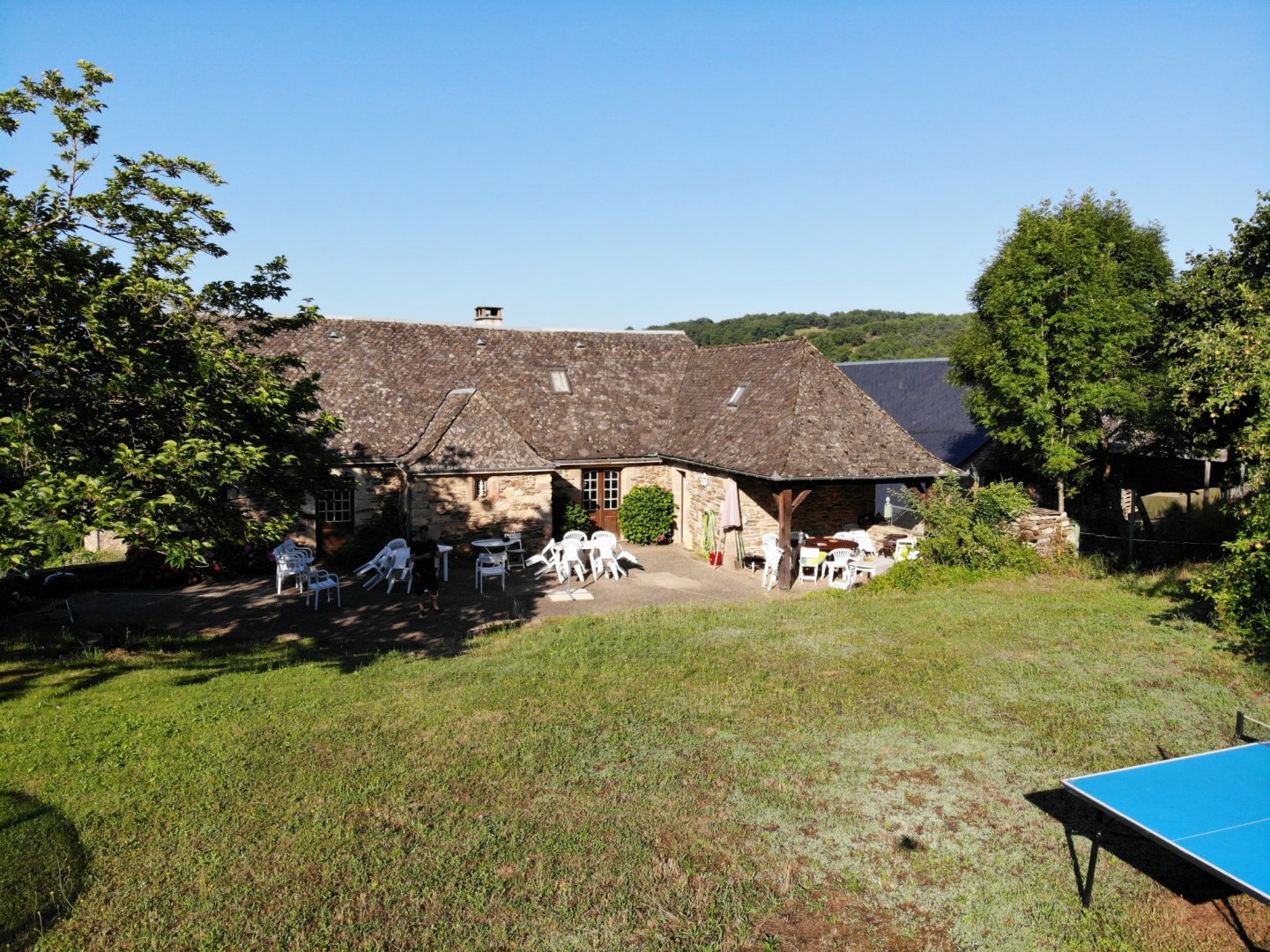 Vue extérieure de la propriété